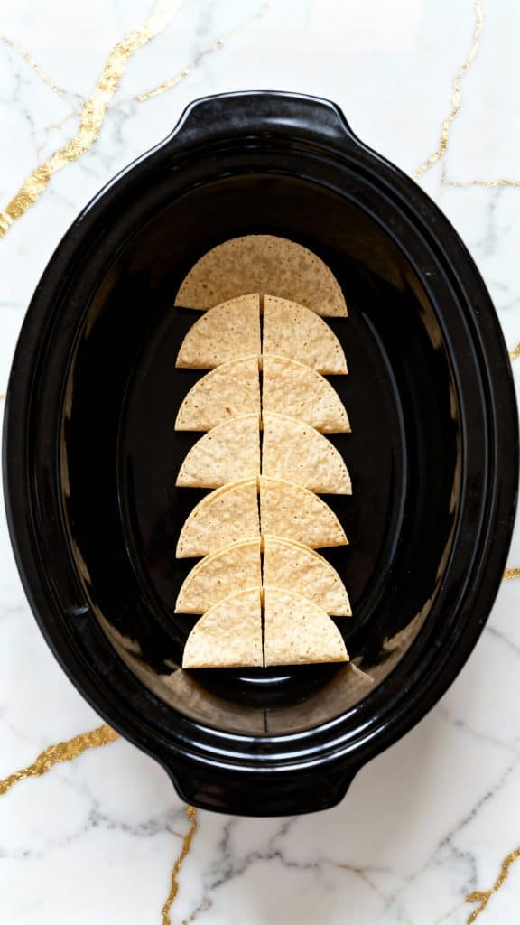 Crockpot Vegan Enchilada Casserole