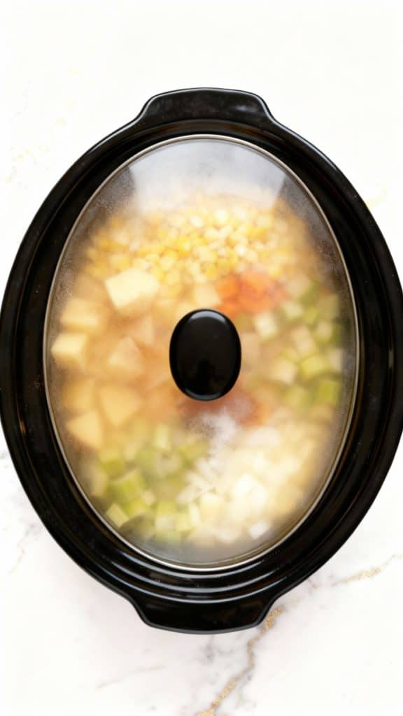 Crockpot Vegan Corn Chowder