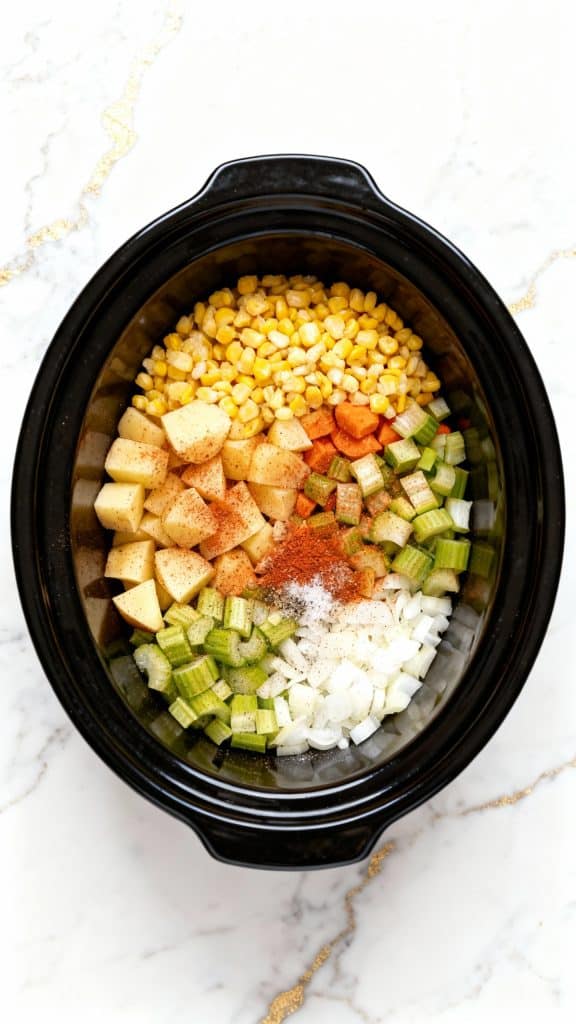 Crockpot Vegan Corn Chowder