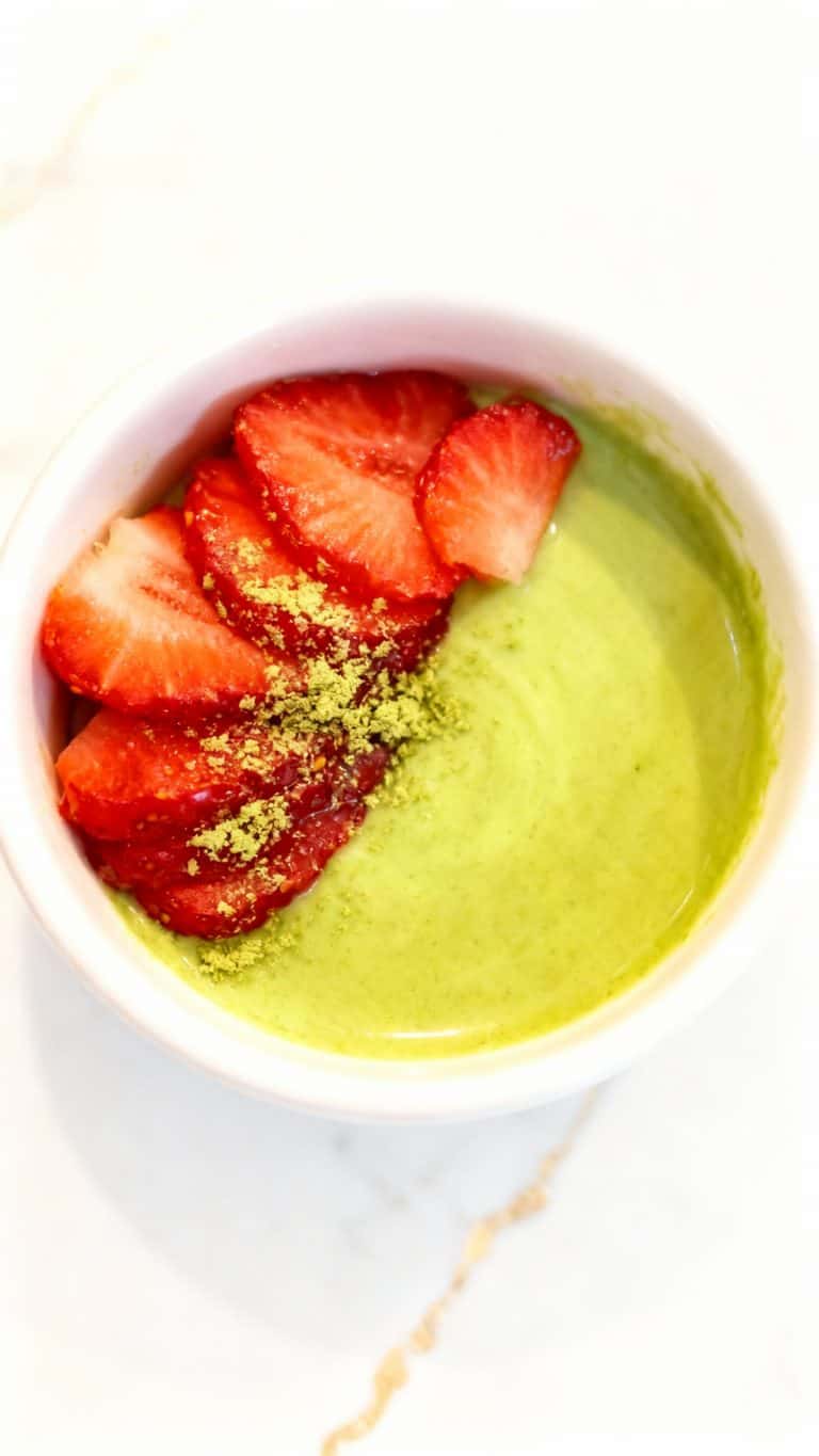 Vegan Matcha Coconut Panna Cotta