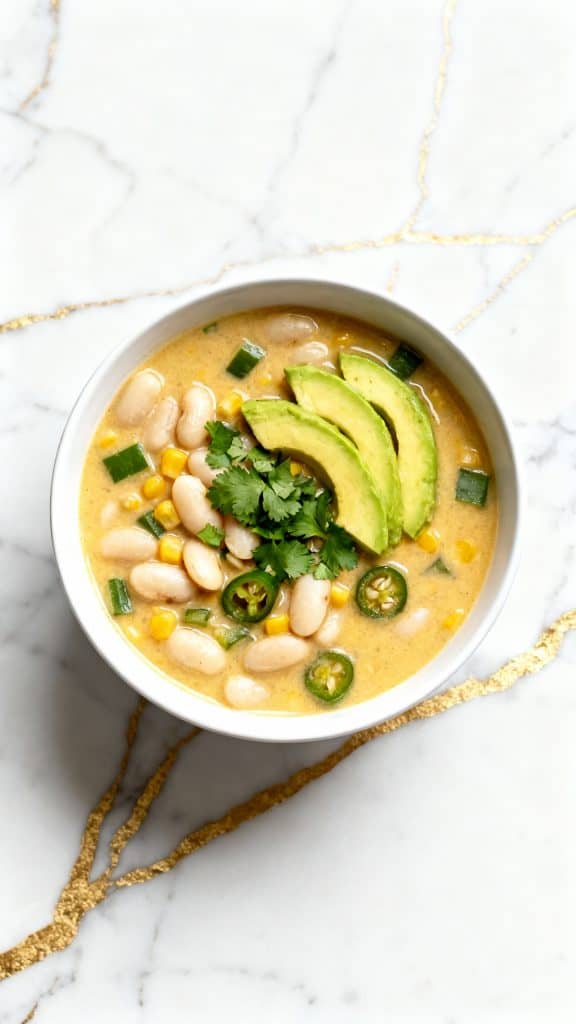 Crockpot Vegan White Bean Chili