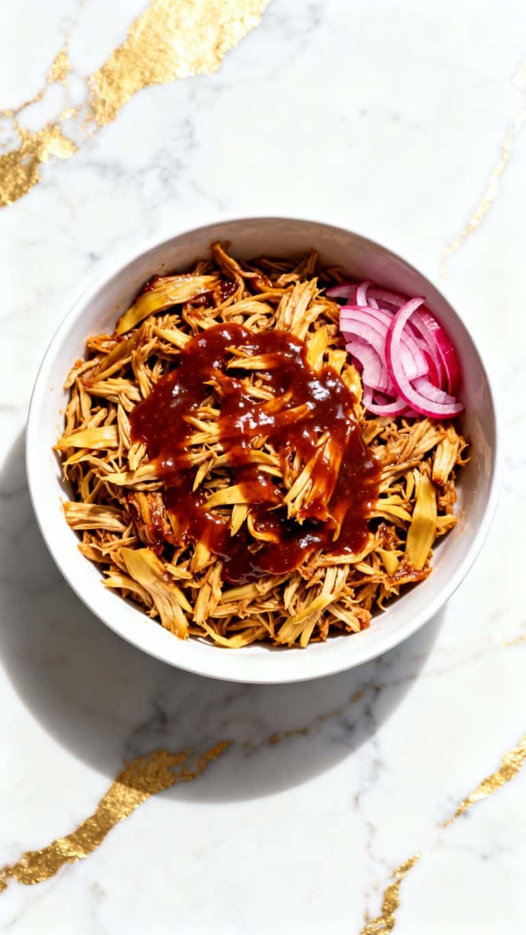 Crockpot Vegan Jackfruit “Pulled Pork”