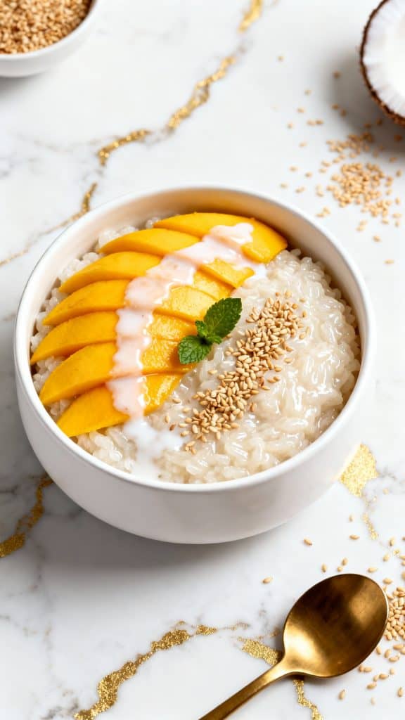 Coconut Mango Sticky Rice