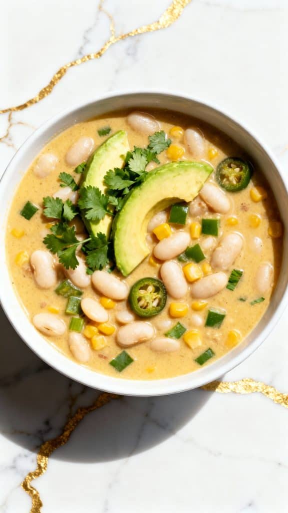 Crockpot Vegan White Bean Chili