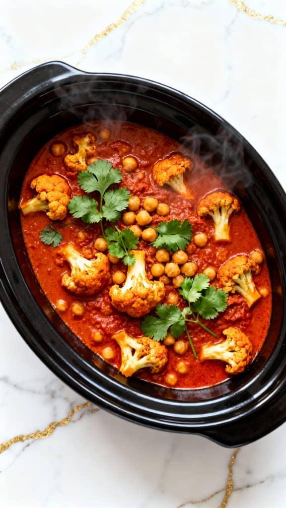 Slow Cooker Vegan Tikka Masala