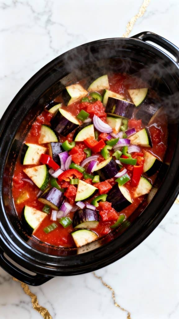 Crockpot Vegan Ratatouille – Eggplant