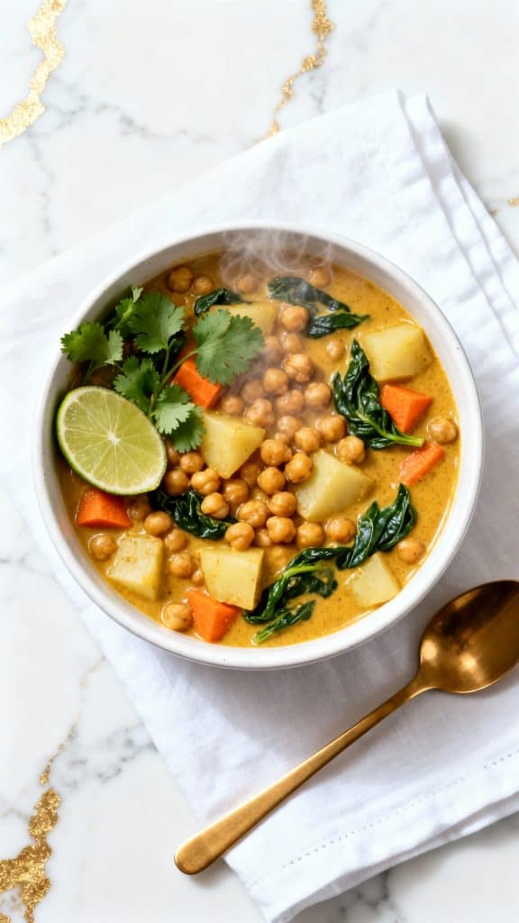 Crockpot Vegan Chickpea Curry