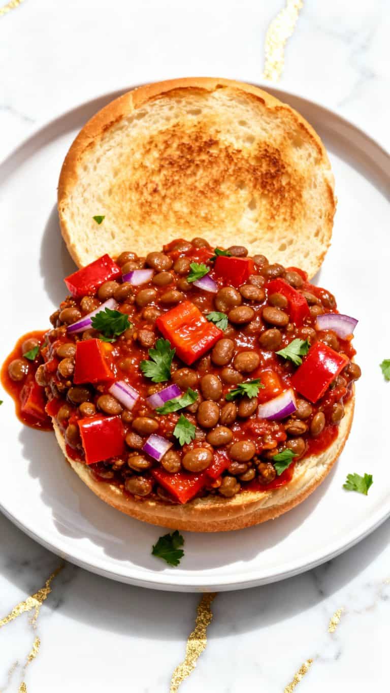 Crockpot Vegan Lentil Sloppy Joes