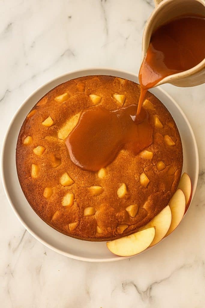 Vegan Caramel Apple Cake
