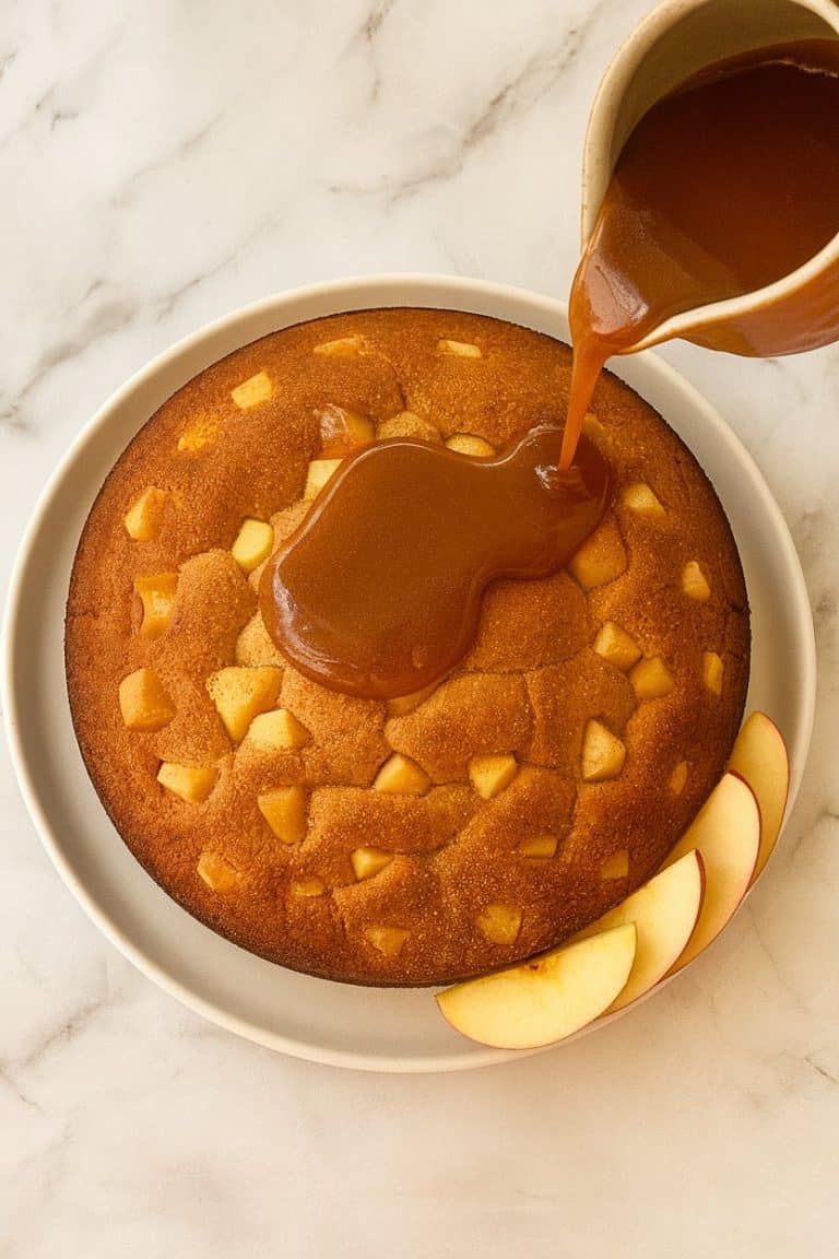Vegan Caramel Apple Cake