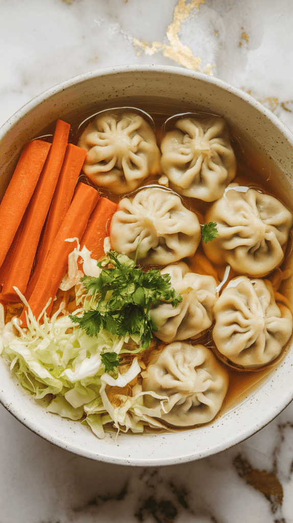 Vegan Dumpling Soup Recipe