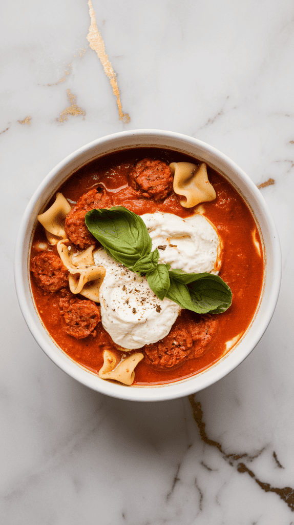 Vegan Lasagna Soup