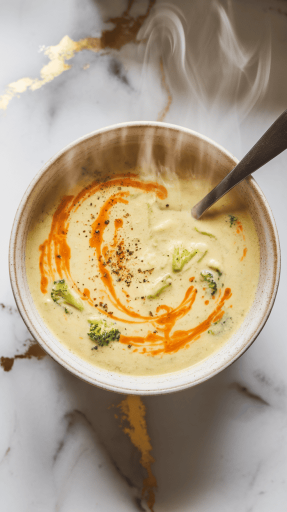 Vegan Broccoli Cheddar Soup