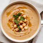 Vegan Garlic Chickpea Soup