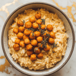 Roasted Butternut Squash Orzo with Crispy Chickpeas