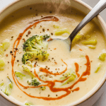 Vegan Broccoli Cheddar Soup