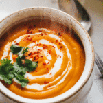 Spicy Butternut Squash Sweet Potato Soup