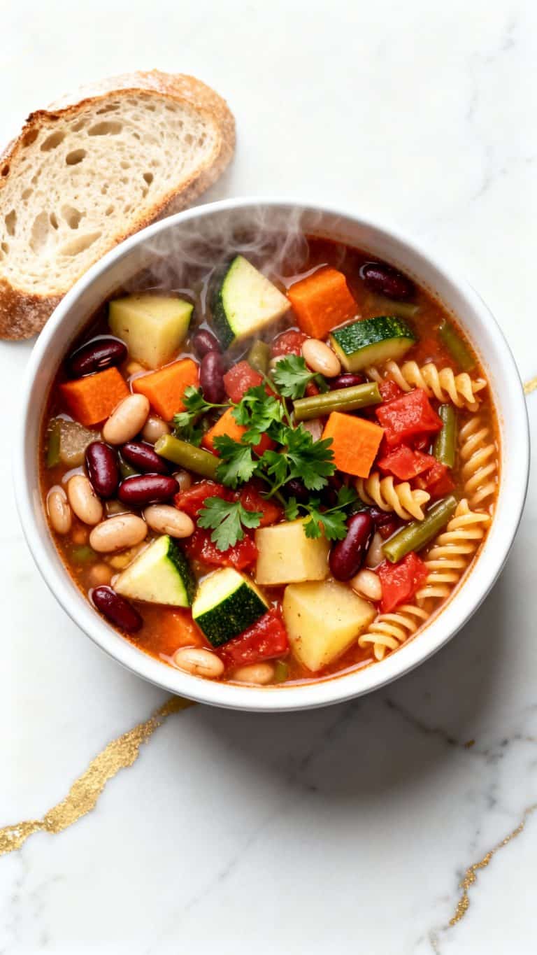 Hearty Vegan Minestrone Soup