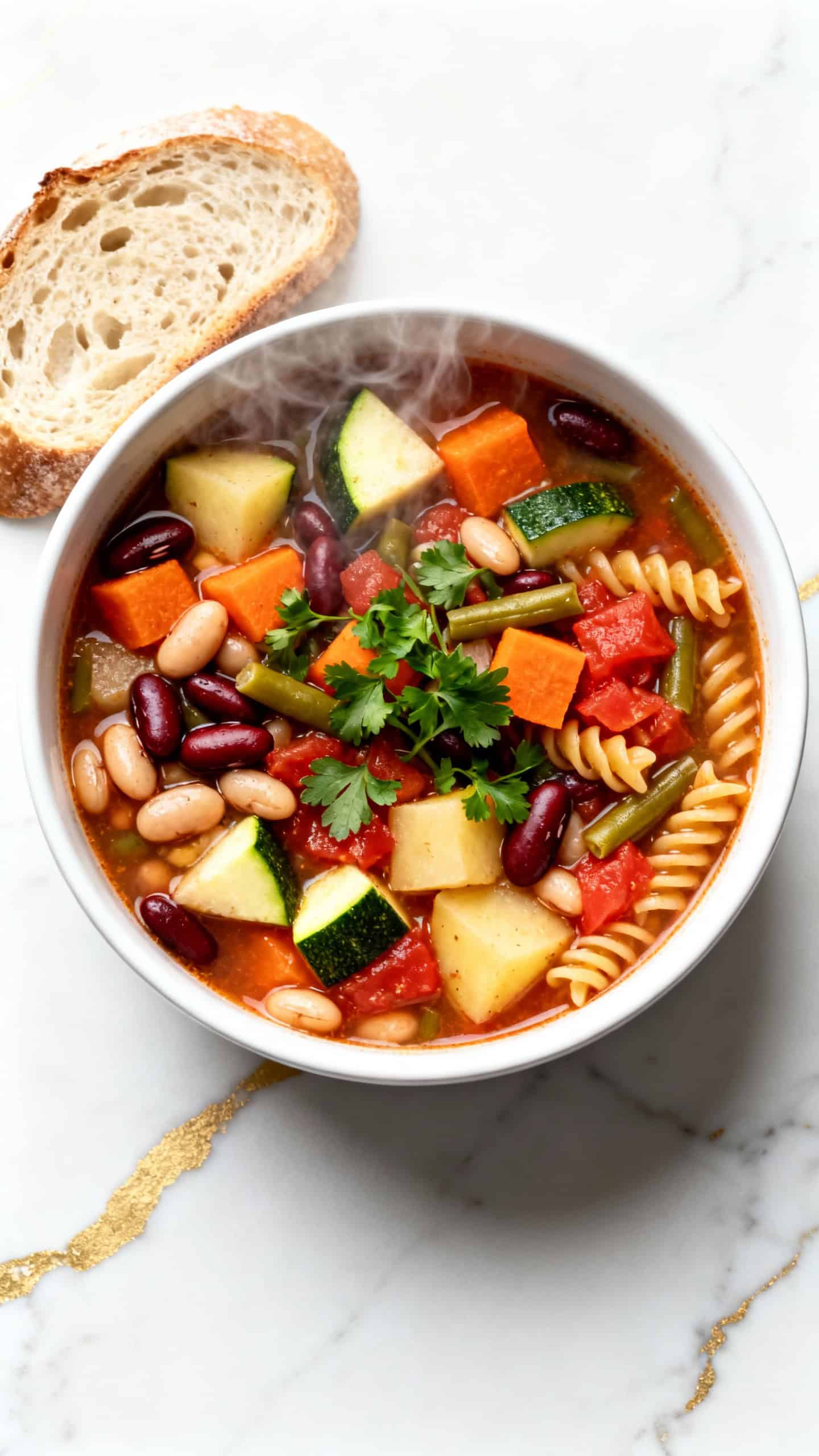 Hearty Vegan Minestrone Soup