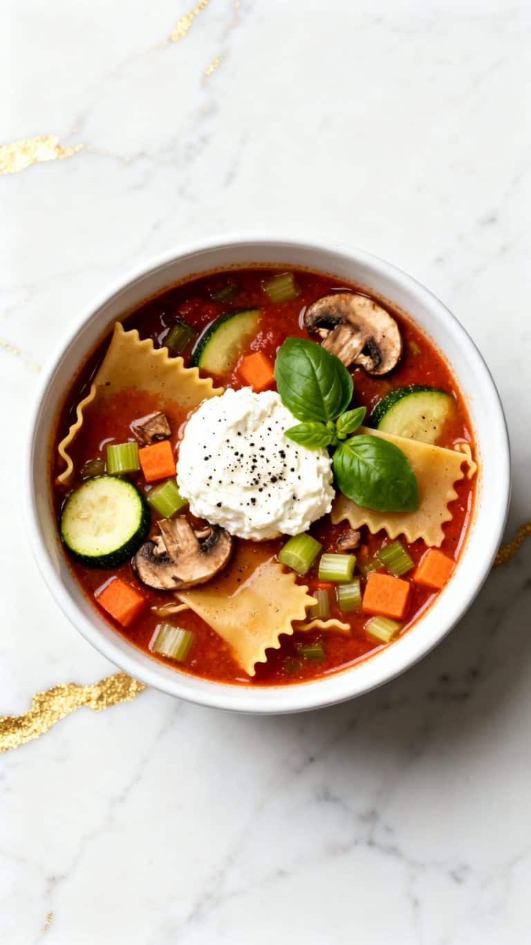 Vegan Lasagna Soup
