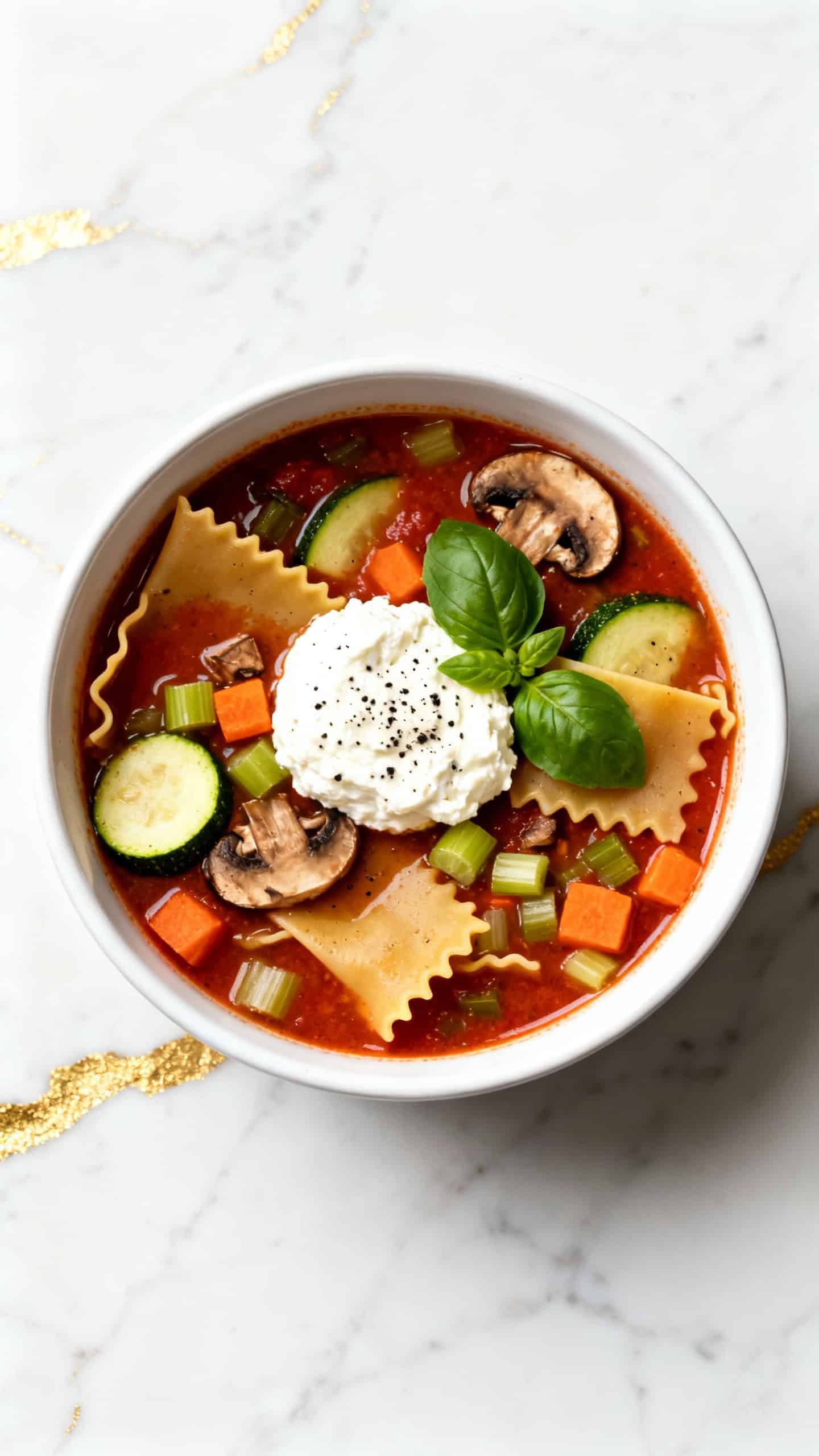 Vegan Lasagna Soup