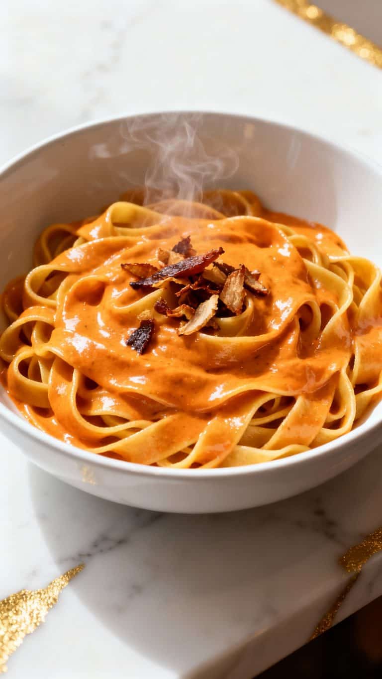 Vegan Creamy Pumpkin Sage Pasta