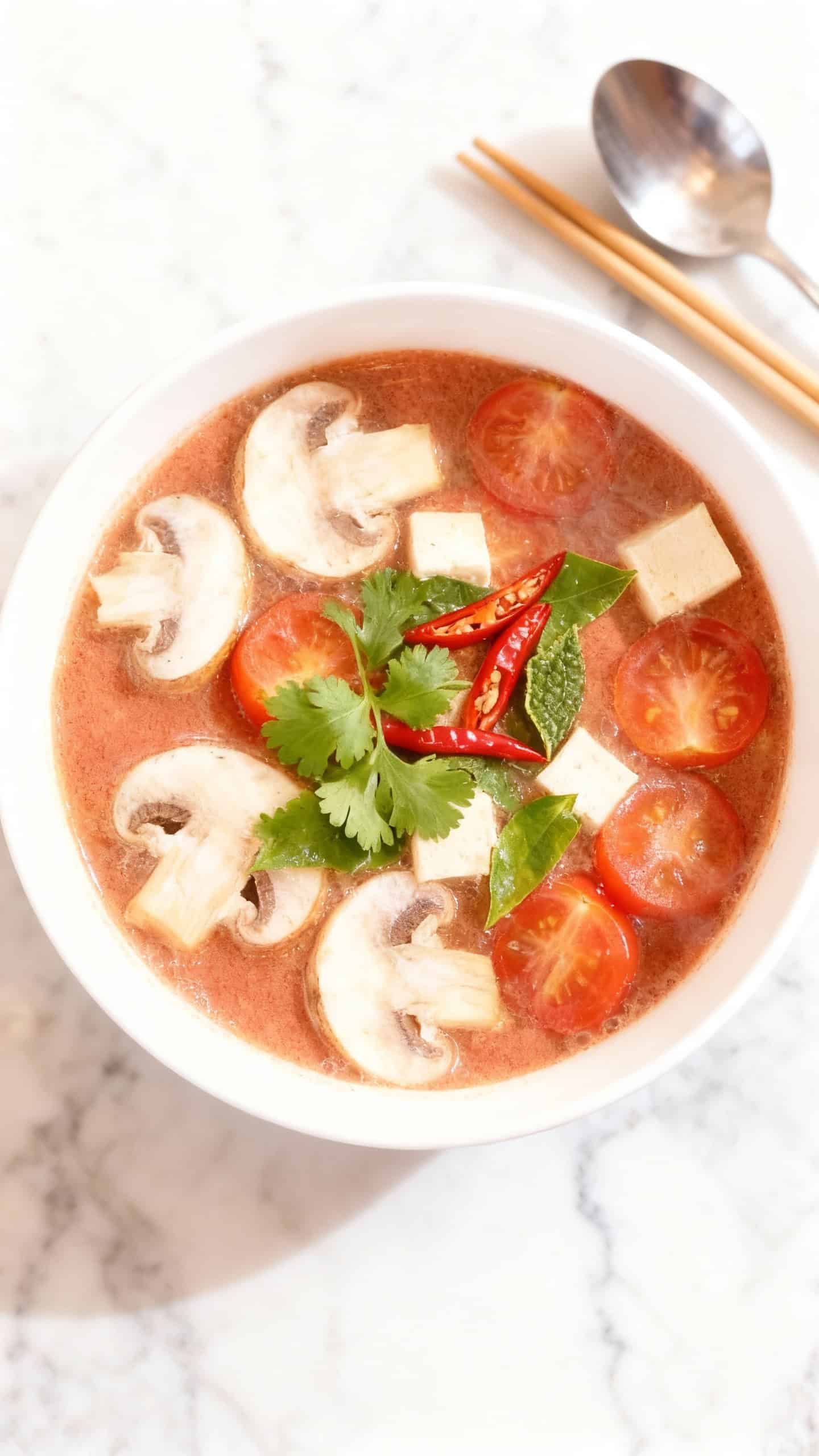 Vegan Tom Yum Soup