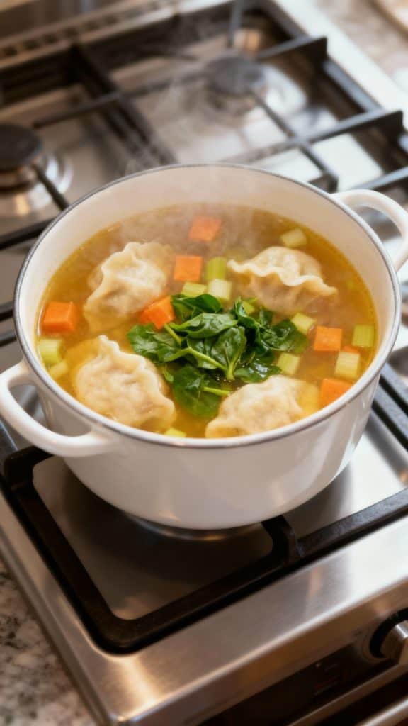 Vegan Dumpling Soup Recipe