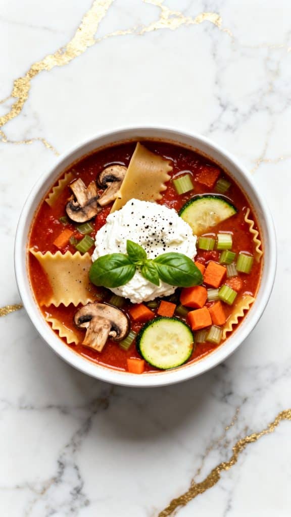 Vegan Lasagna Soup