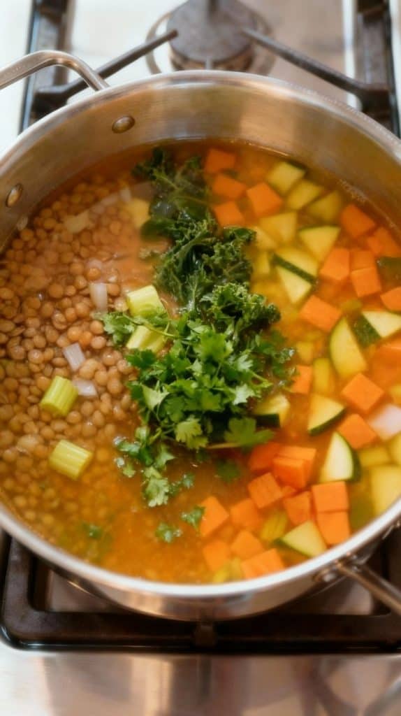 Vegan Detox Soup with Leafy Greens