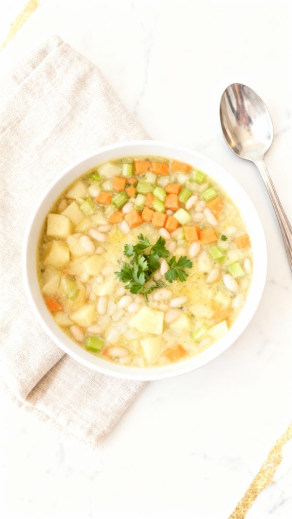 vegan potato and Bean Soup