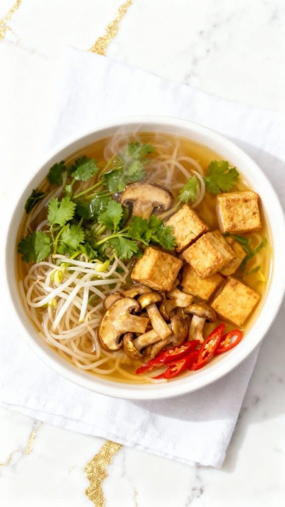 Vegan Pho (Vietnamese Noodle Soup)