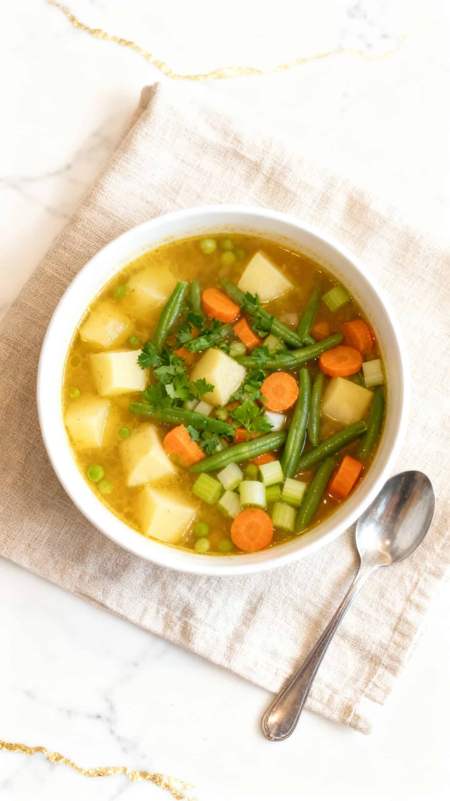 vegan Vegetable Soup Without Tomatoes