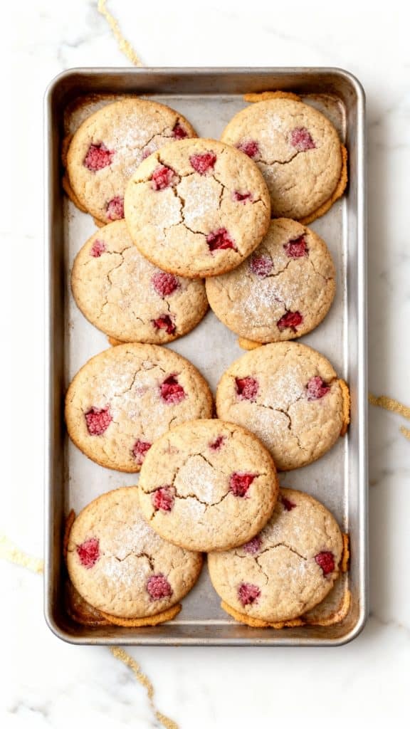 Vegan Raspberry Sugar Cookies