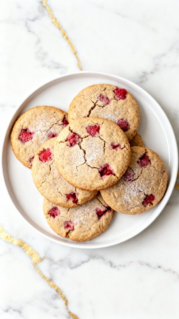 Vegan Raspberry Sugar Cookies