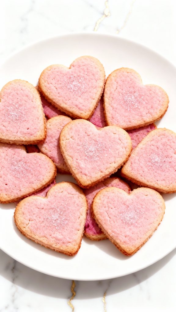 Heart Beet Vegan Sugar Cookies