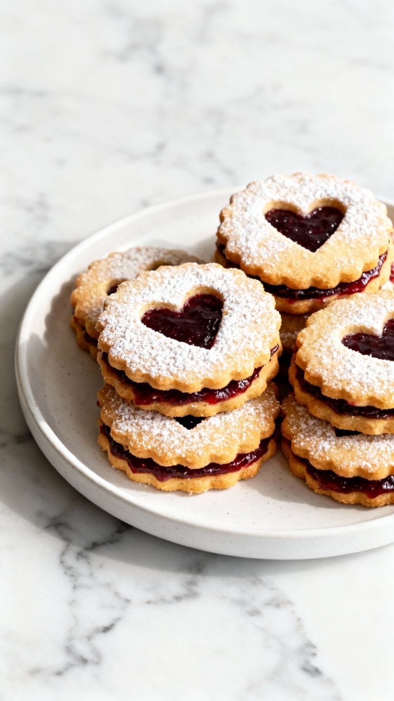 Almond Linzer Cookies