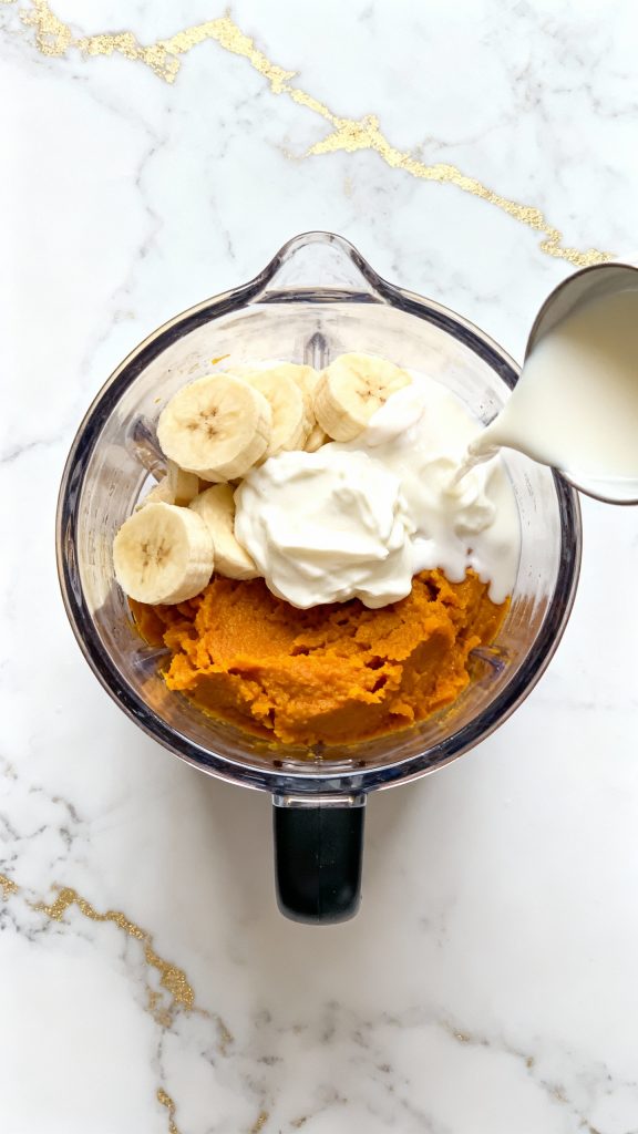 Pumpkin Smoothie Bowl with Granola & Pumpkin Seeds