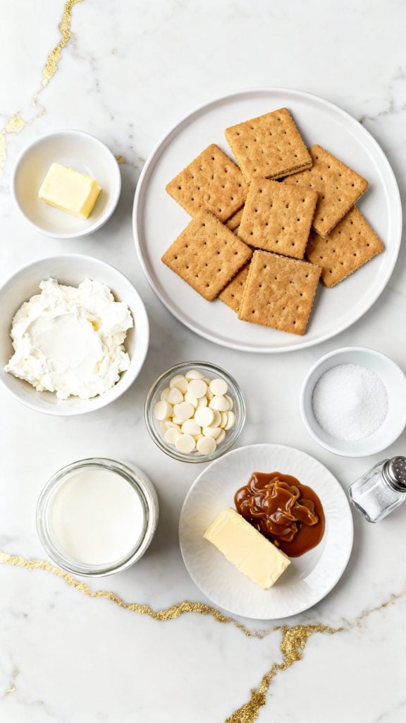 White Chocolate and Salted Caramel Cheesecake