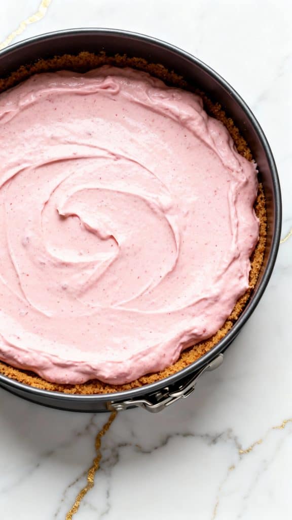 Vegan Strawberry Cheesecake