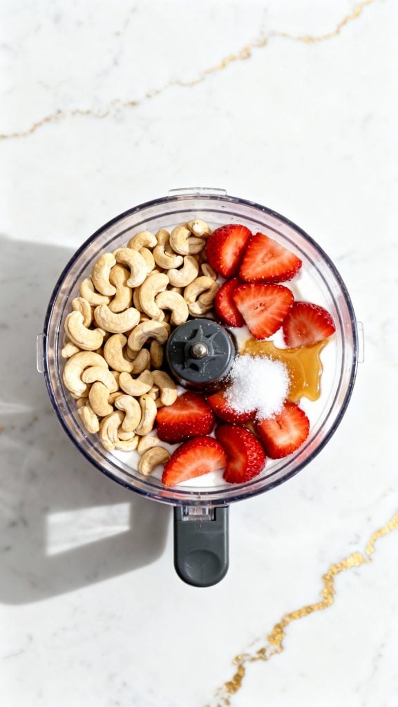 Vegan Strawberry Cheesecake