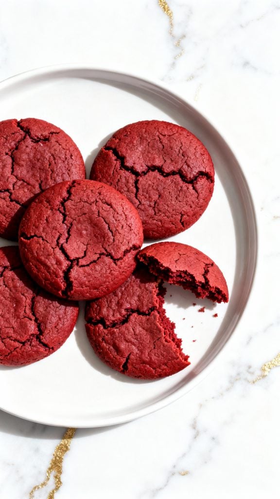 Red Velvet Vegan Cookies