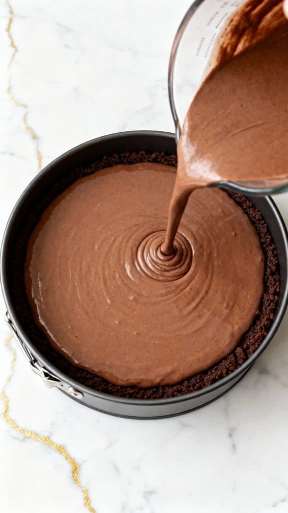 Easy Vegan Chocolate Cheesecake