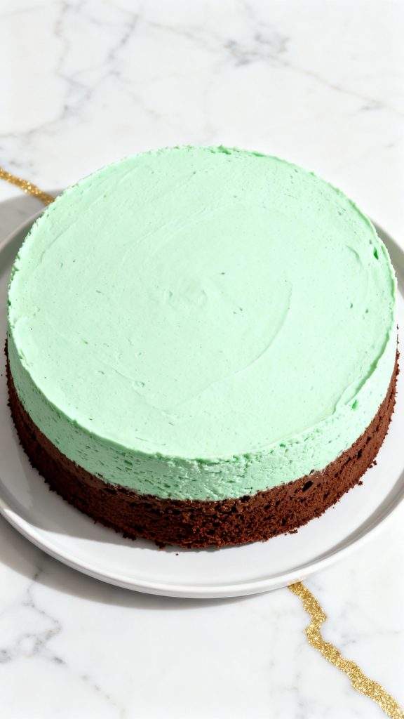 Mint Chocolate Cheesecake Cake