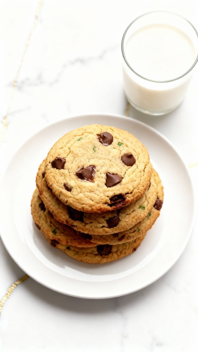 Vegan Mint Chocolate Cookies
