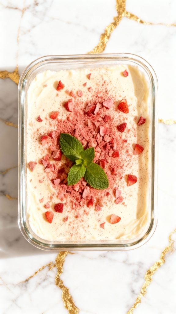 Vegan Strawberry Tiramisu
