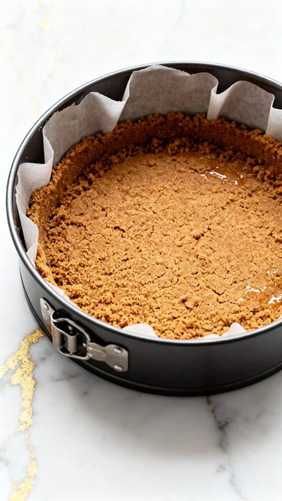 Homemade Vegan Caramel Apple Cheesecake