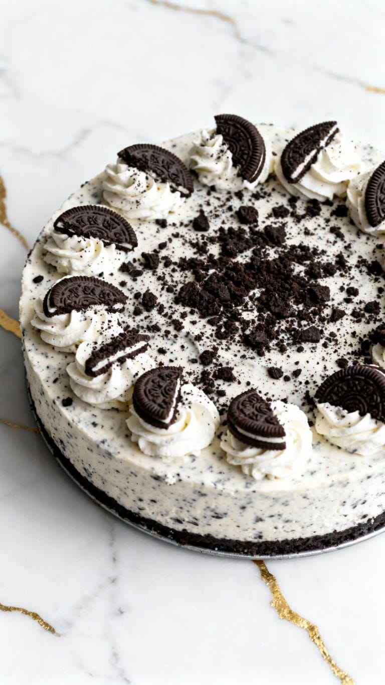 No-Bake Vegan Oreo Cheesecake