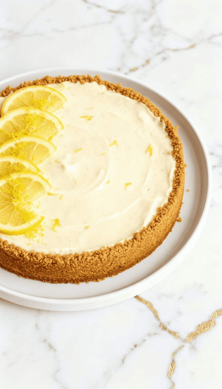 Vegan Lemon Cheesecake