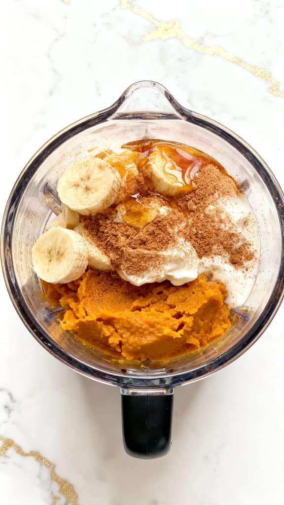 Pumpkin Smoothie Bowl with Granola & Pumpkin Seeds